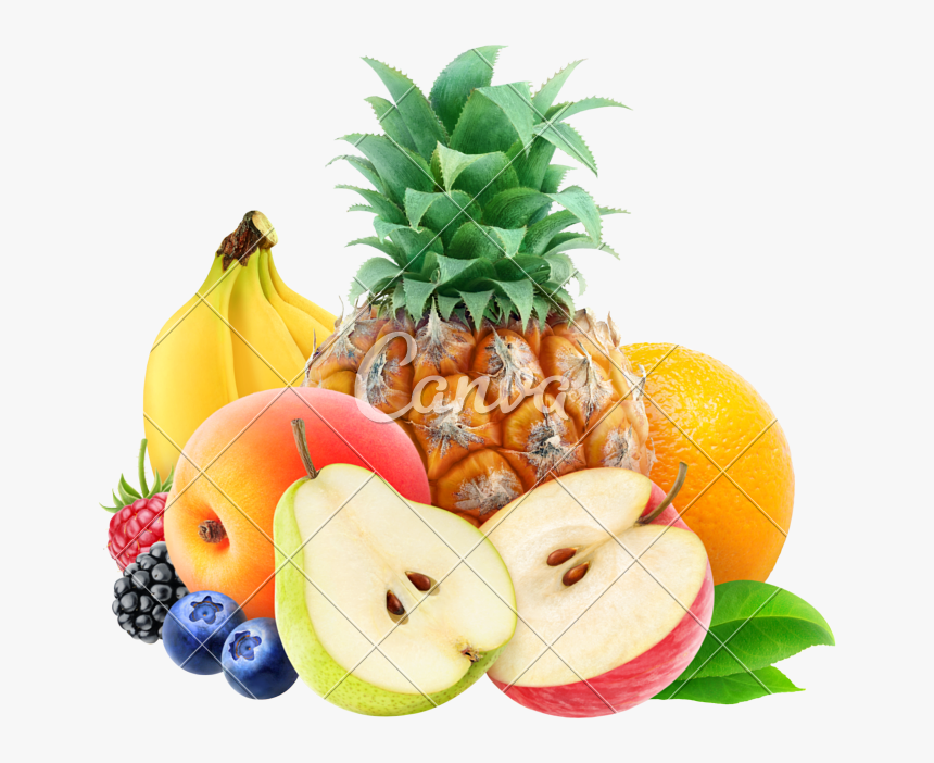 Clip Art Pile Of Fruit - Pineapple Juice Glass, HD Png Download