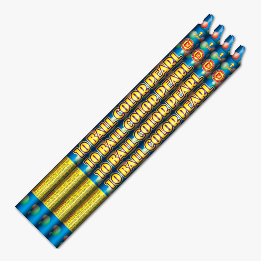 10 Ball Color Pearl Roman Candle - Military Rank, HD Png Download