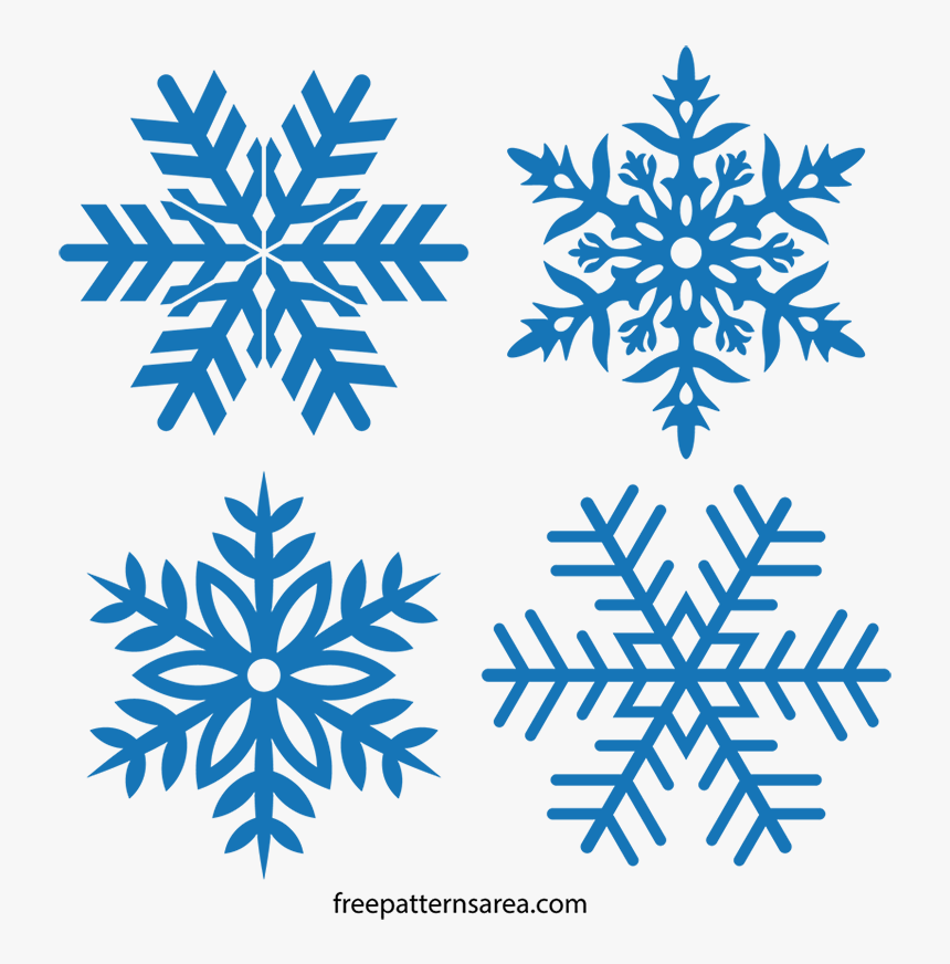 Free Snowflake Clipart, HD Png Download