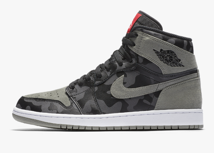 Hd Air Retro High - Jordan 1 Grey Camo, HD Png Download