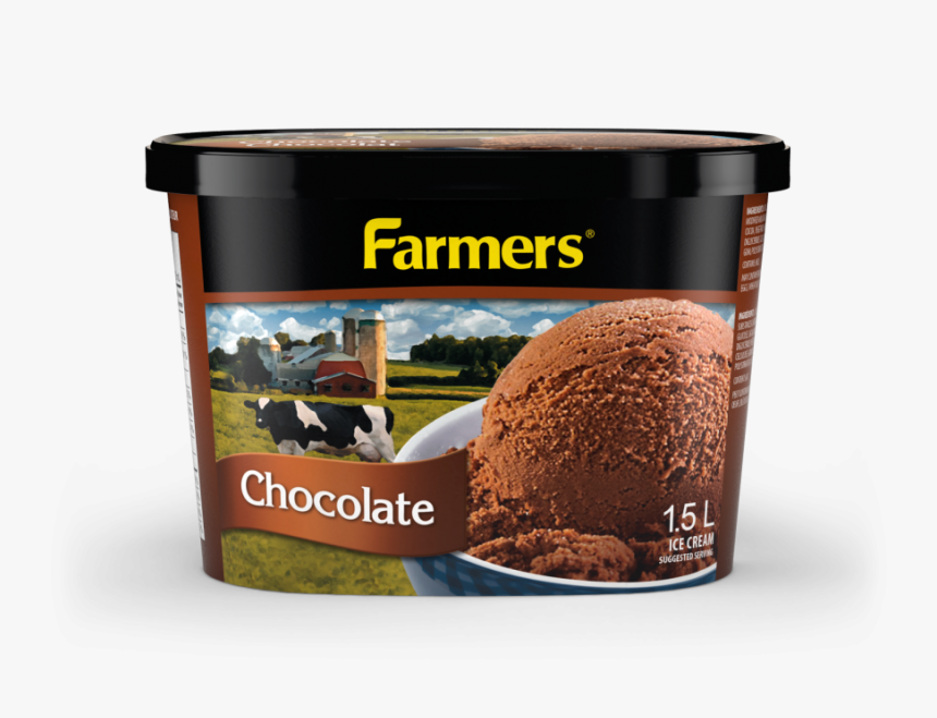 Transparent Chocolate Ice Cream Png - Farmers Neapolitan Ice Cream, Png Download