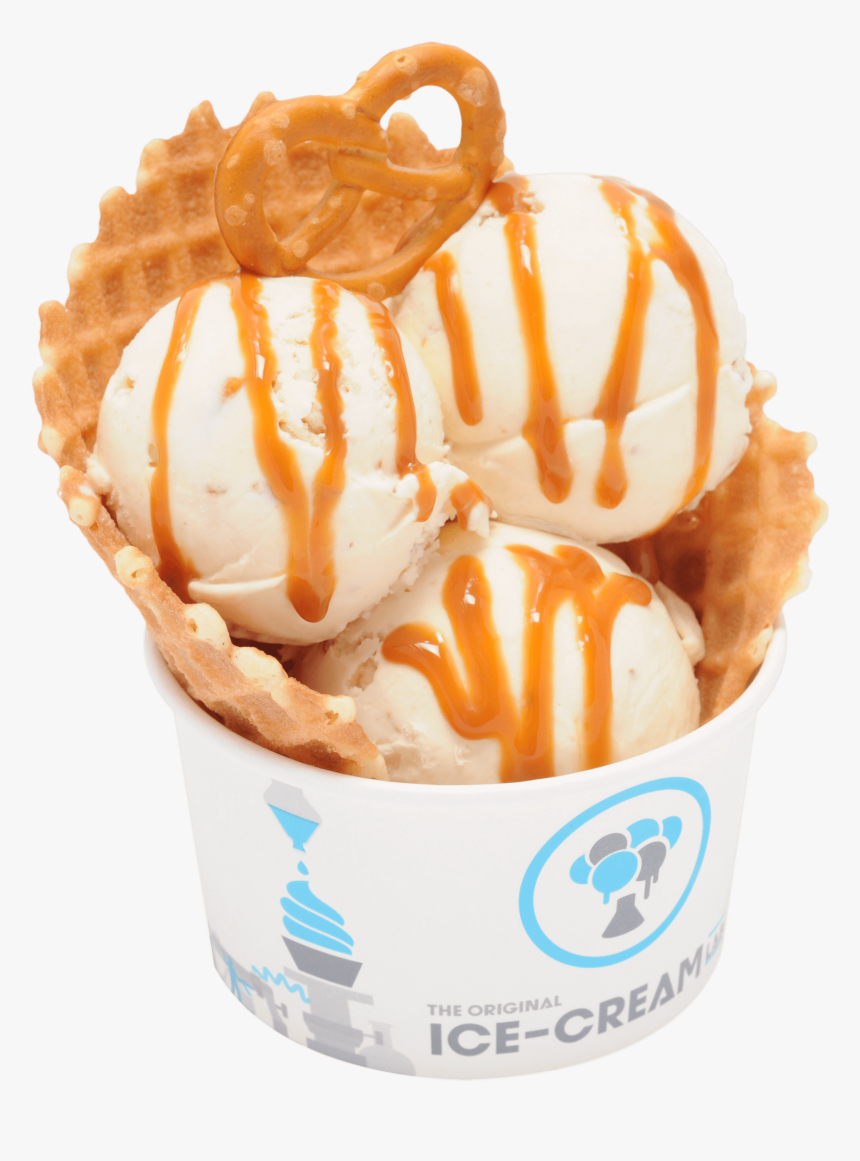 Ice Cream In A Conem 3 Bowl, HD Png Download