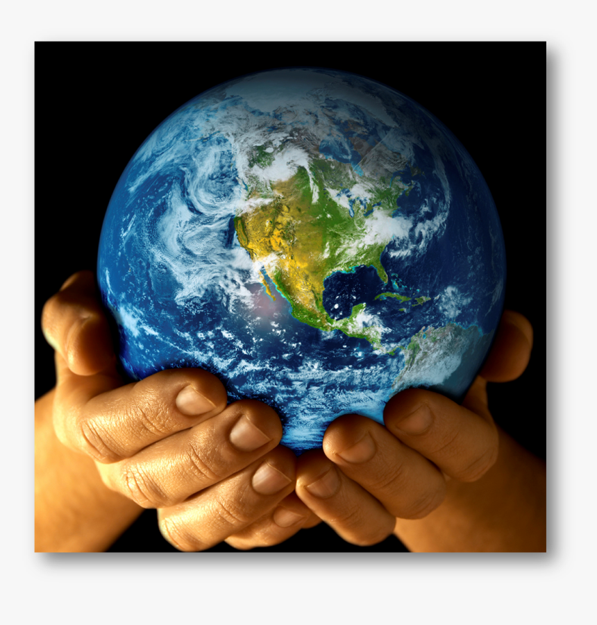 Clip Art Hand Holding Globe - Holding Earth In Hands, HD Png Download
