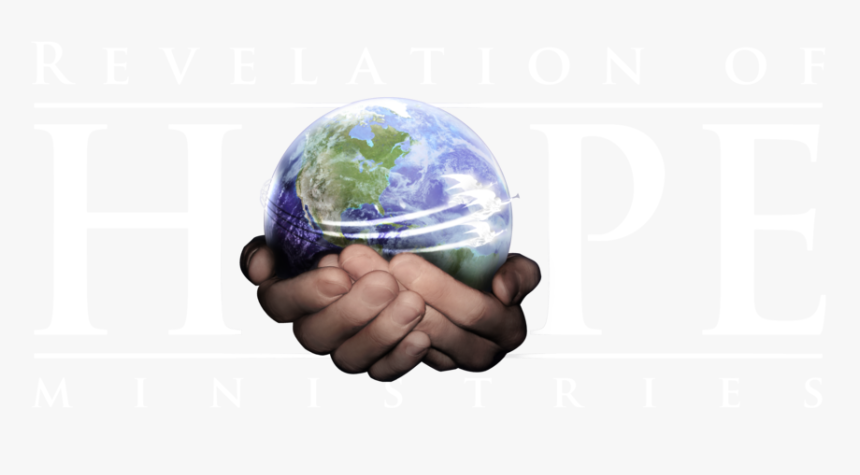 Globe With Hand Png, Transparent Png