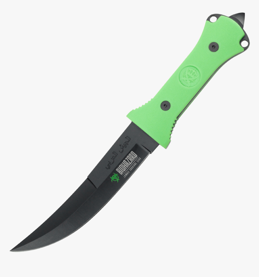 Green Zombie Jambiya Knife - Hunting Knife, HD Png Download