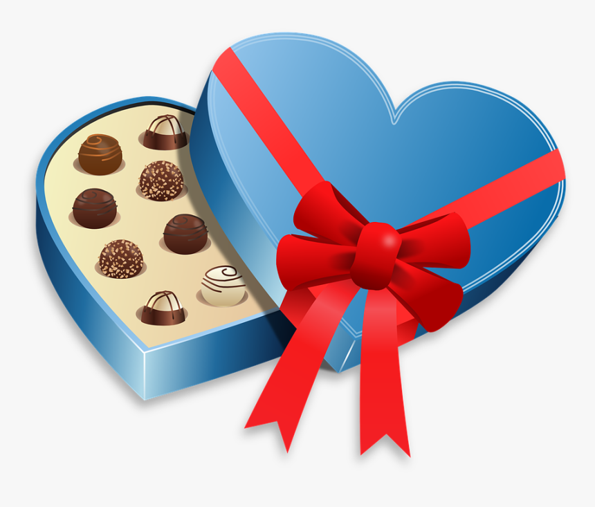 Best Diwali Gift For Girlfriend - Box Of Chocolates Clip Art, HD Png Download