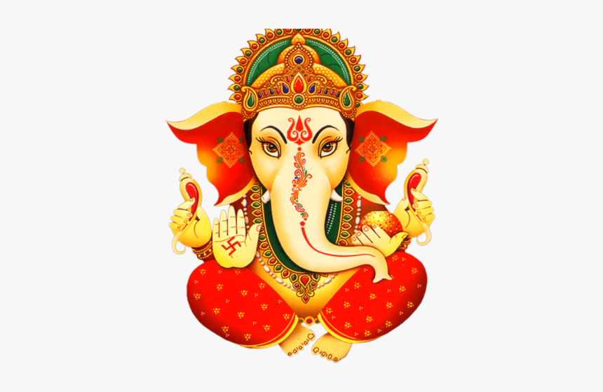 Colour Ganesh Clip Art, HD Png Download