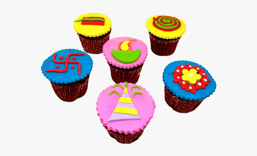 Useful Diwali Gift Ideas - Diwali Special Cupcakes, HD Png Download