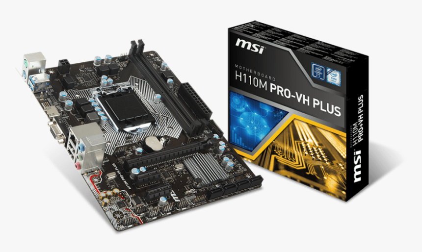 Msi H110m Pro Vd Plus Intel, HD Png Download