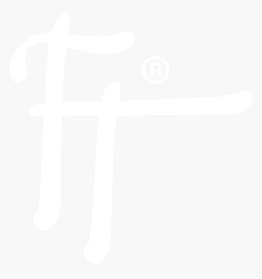 Foodie Trails Monogram White Transparent Bg - Christian Cross, HD Png Download