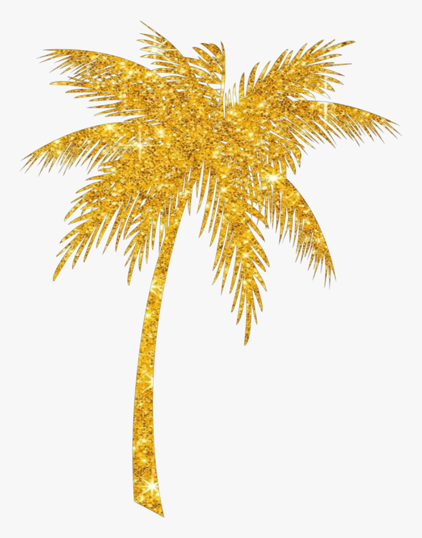 🌴 #scpalmtrees #scpalmtree #golden #gold #palmtree - Gold Palm Tree Png