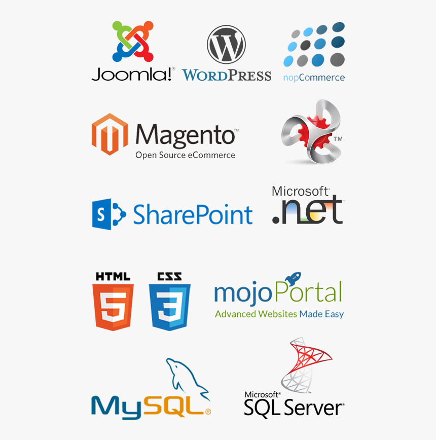 Webtechnologylogos - Logos Of Web Technologies, HD Png Download ...