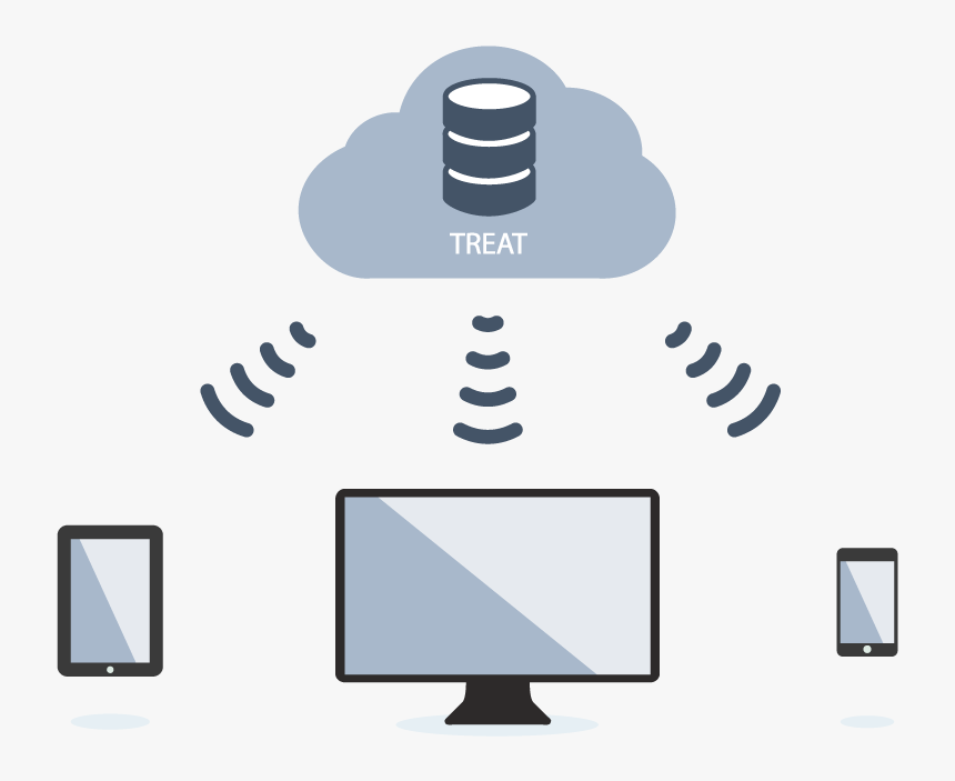 Easy Access To Treat Via Web Based Technology - Dibujos De La Era De La Informacion, HD Png Download