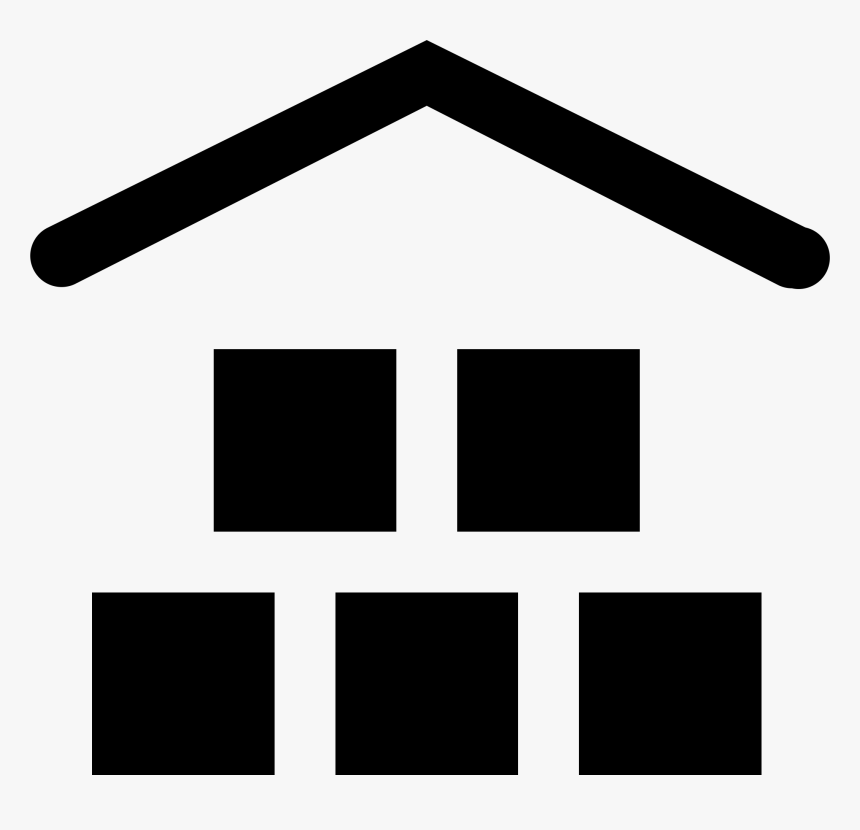 Warehouse Clipart Black And White - Warehouse Clipart Png Black & White, Transparent Png