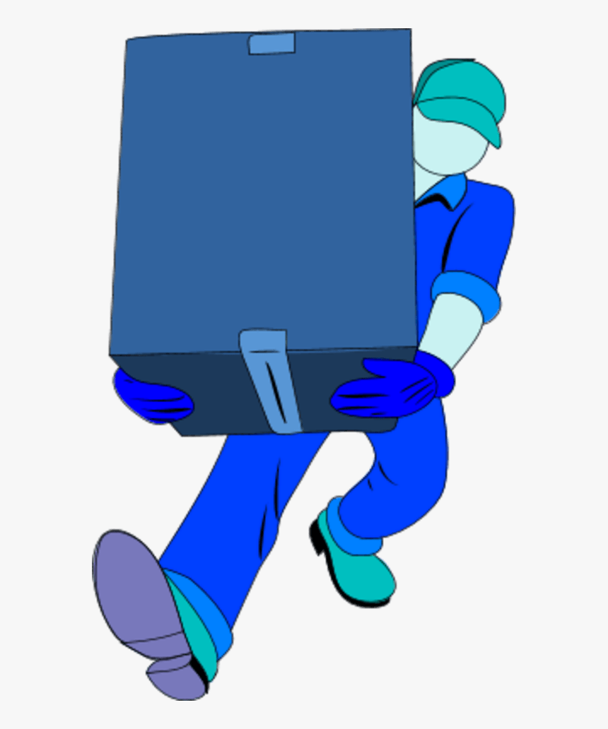 Warehouse Clip Art - Carrying A Box, HD Png Download