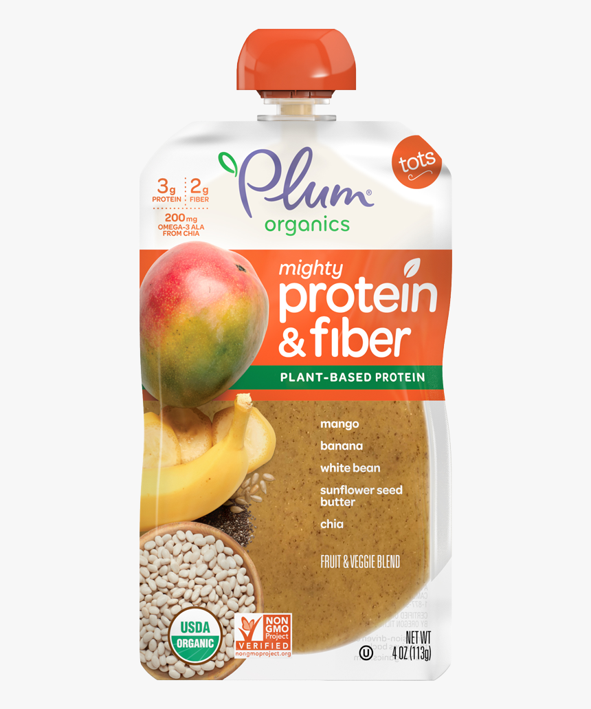Plum Organics Fiber And Protein, HD Png Download