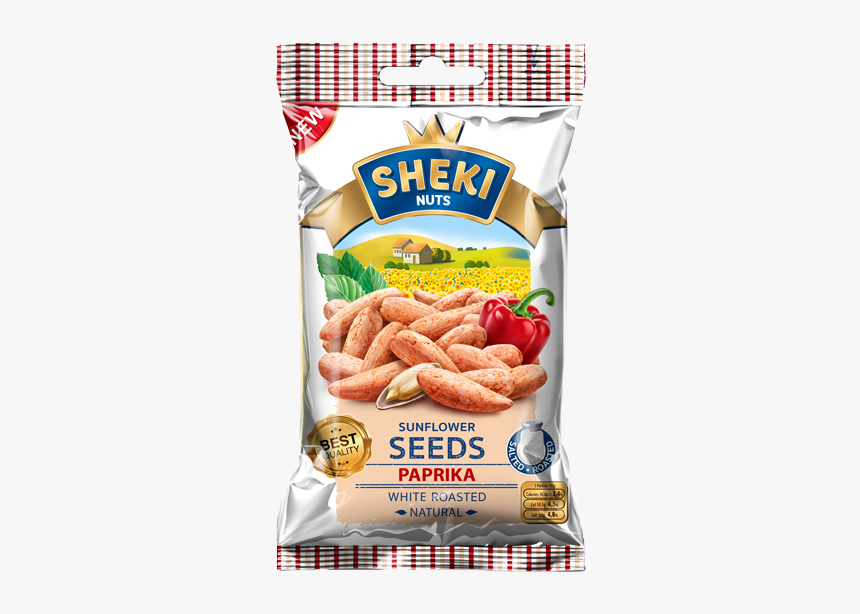 Sheki Nuts Sunflower Seeds Paprika White Roasted Natural - Knackwurst, HD Png Download