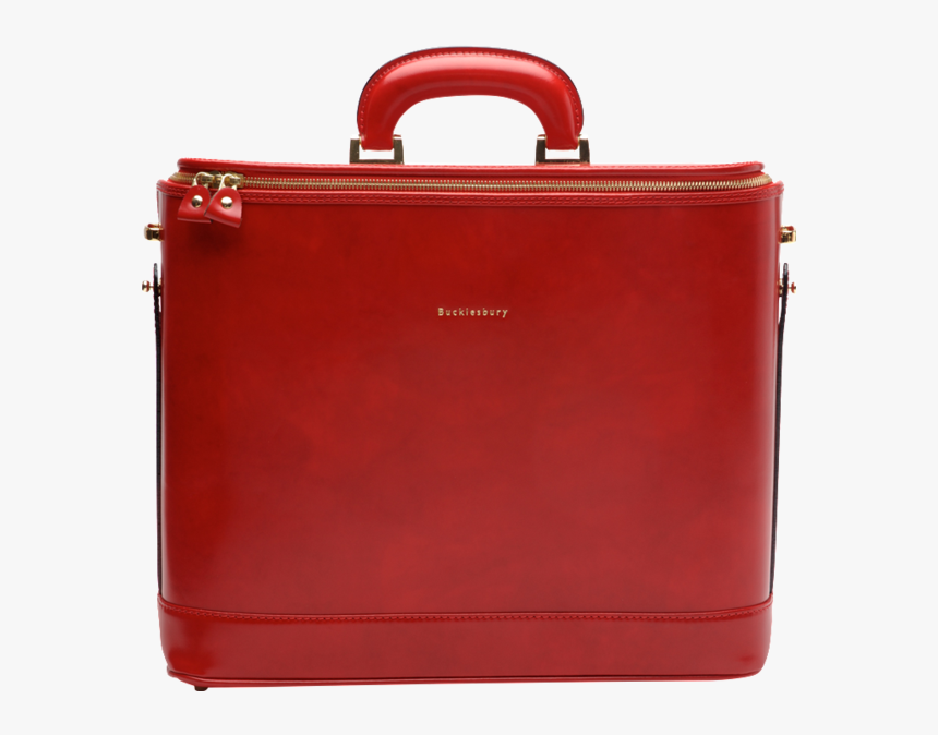 Briefcase Png Red Leather - Red Laptop Bag Women, Transparent Png