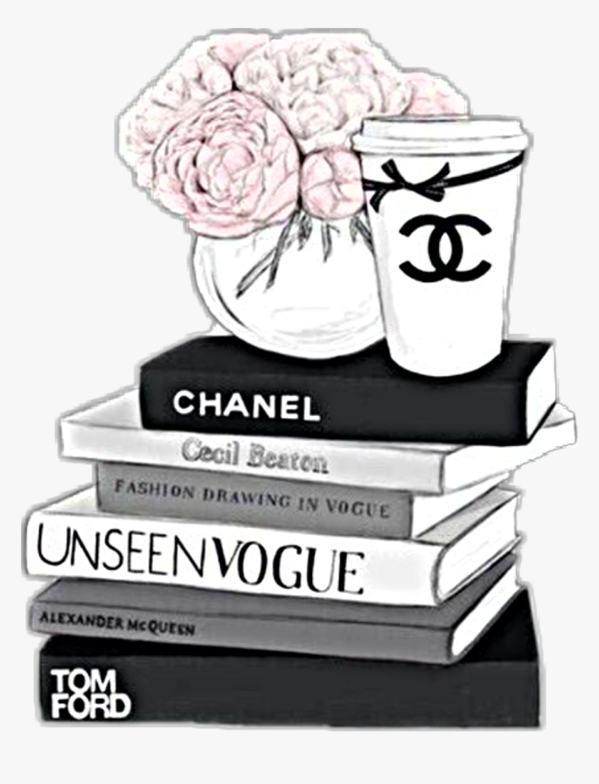 Transparent Flower Vase Clipart - Chanel Clip Art Books, HD Png Download