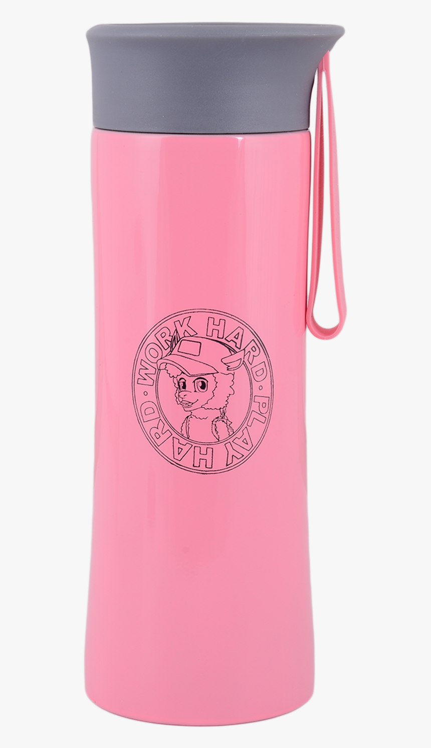 Work Hard Play Hard Bottle - Water Bottle, HD Png Download