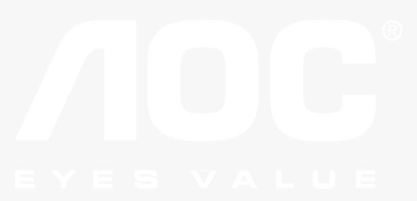 Aoc Monitors Logo Black And White - Johns Hopkins White Logo, HD Png Download