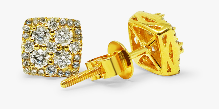 14k Yellow Gold - Earrings, HD Png Download