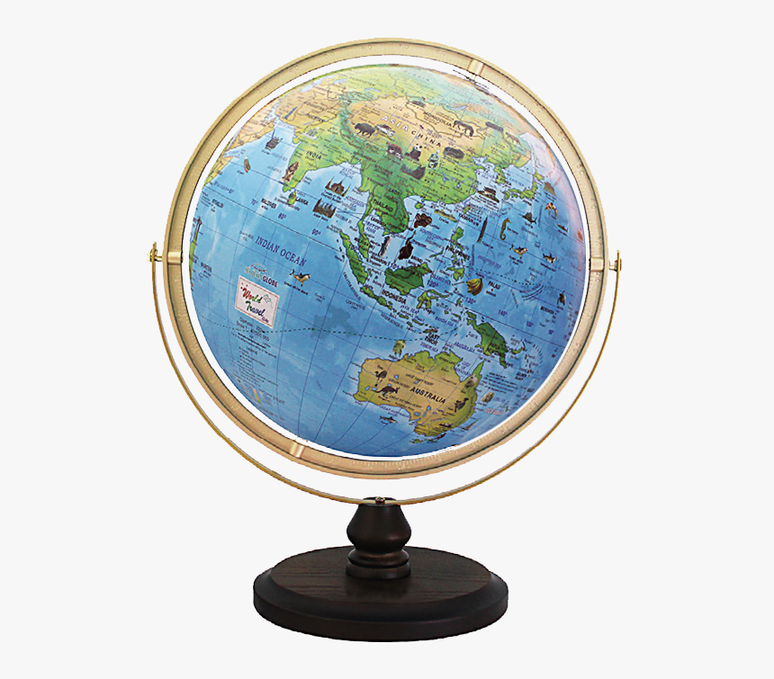 320-gw7 - Világítós Földgömb, HD Png Download