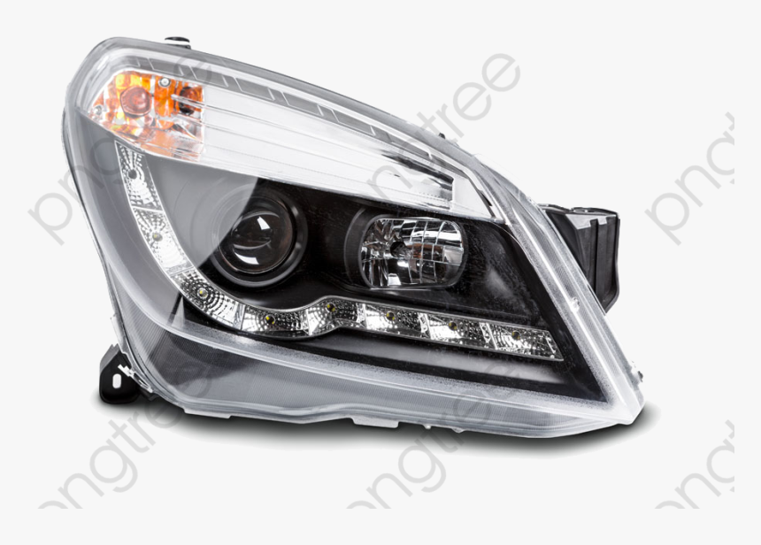 Car Head Light Clip Art, HD Png Download