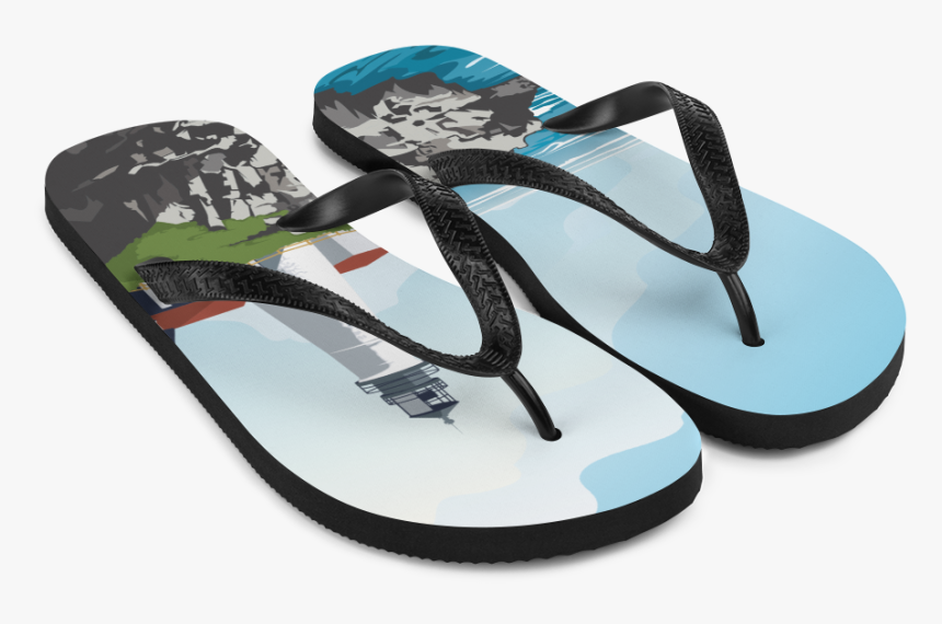 Portland Head Light Sandals - Flip-flops, HD Png Download