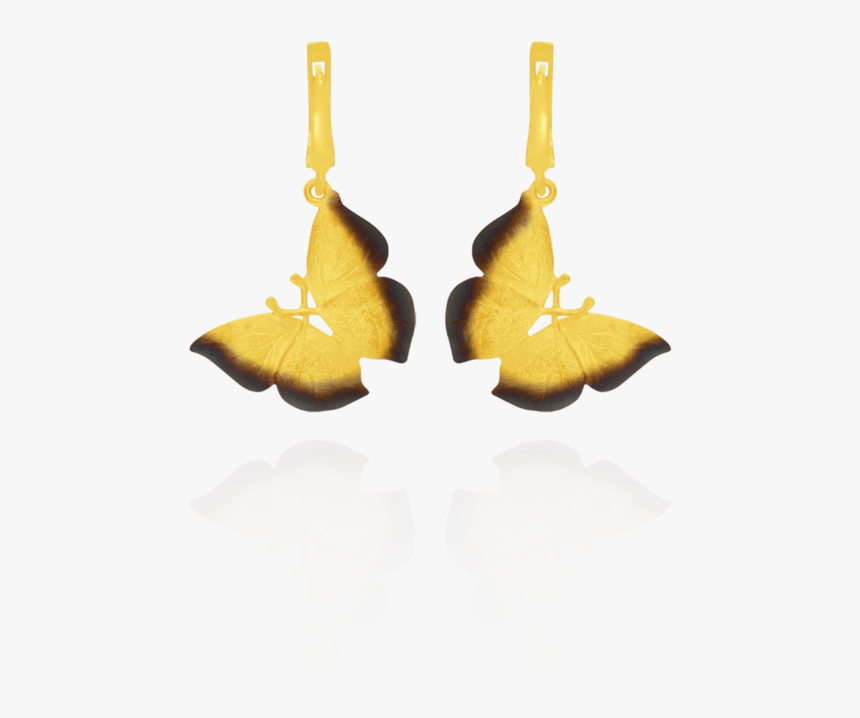 Ember Flying Butterfly Earrings - Earrings, HD Png Download