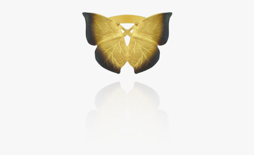 Ember Flying Butterfly Ring - Silver Spotted Skipper, HD Png Download