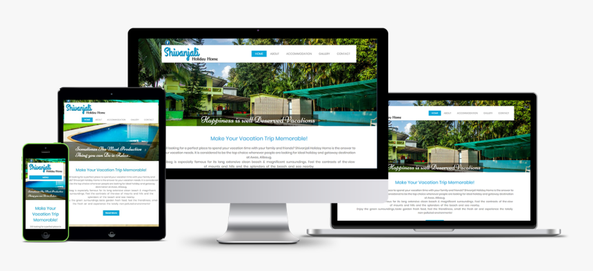 Shivanjali Holiday Home Website Development - Astra Wordpress Theme, HD Png Download