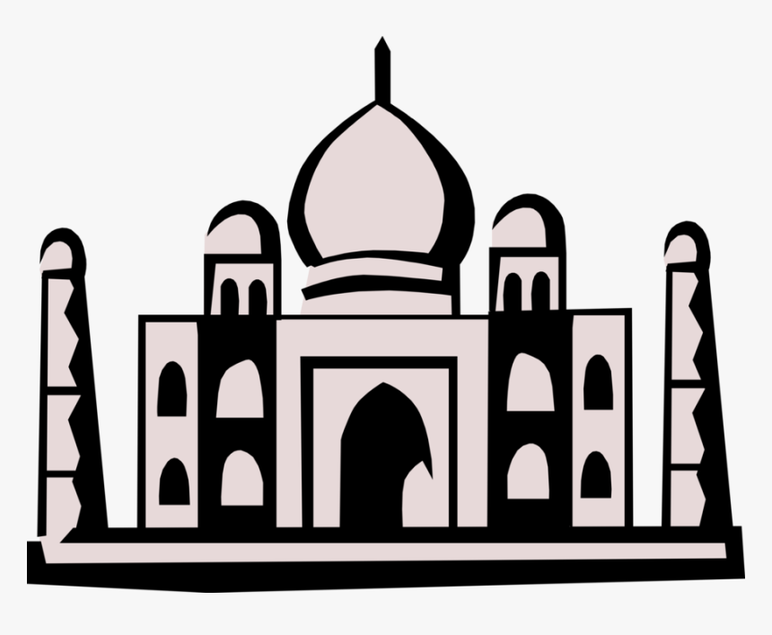 Taj Mahal Mausoleum, Agra, India - Arch, HD Png Download