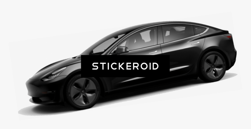 Tesla Model Black - 18 Model 3 Aero Wheel, HD Png Download