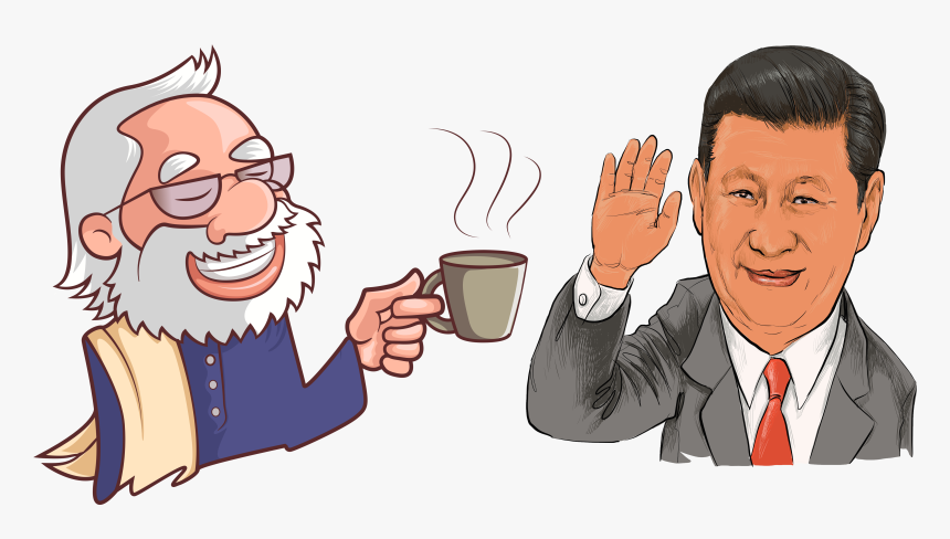 Xi, Modi May Stump Trump On Trade Talks - Modi Illustration, HD Png Download