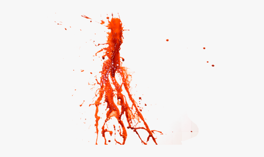 Lite Sparyed Blood Free Png Download - Blood On Face Png, Transparent Png