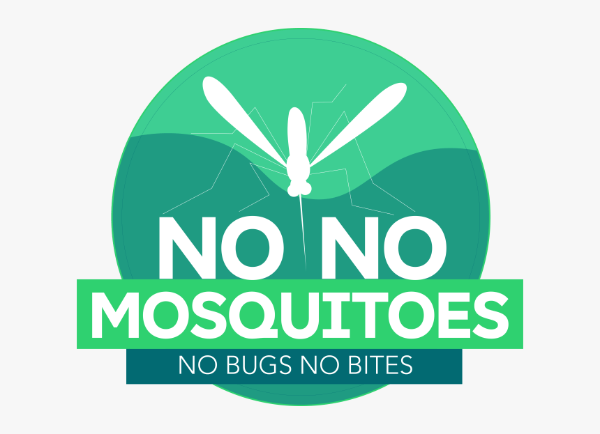No No Mosquitoes Logo No Bugs No Bites - Graphic Design, HD Png Download