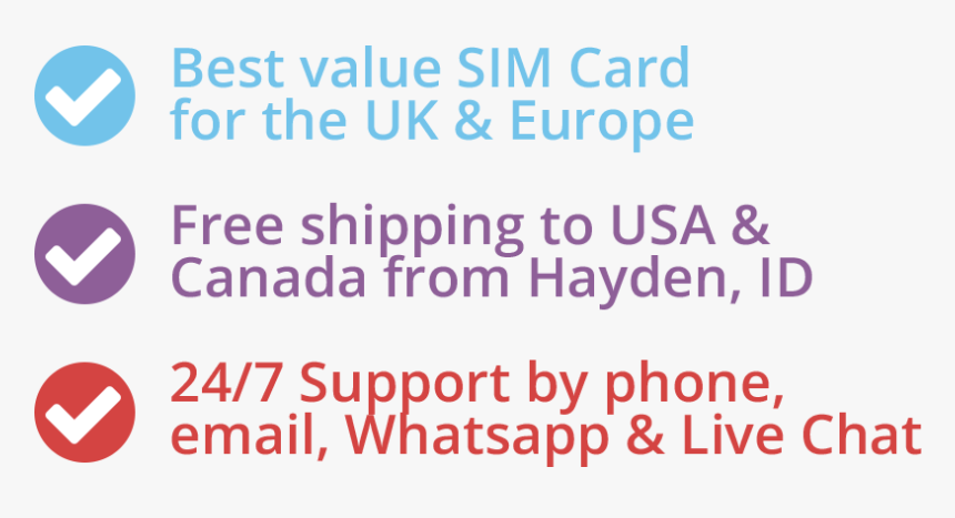 Best Value Phone Sim Car For The Uk & Europe - Electric Blue, HD Png Download