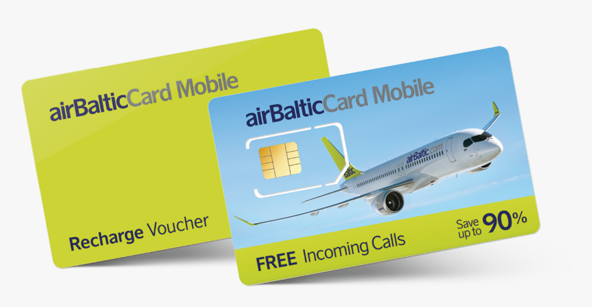 Prepaid Data Sim Card Wiki - Airbaltic Card Mobile, HD Png Download
