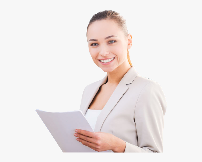 Beautiful Smiling With Tablet - Beautiful Women Png, Transparent Png