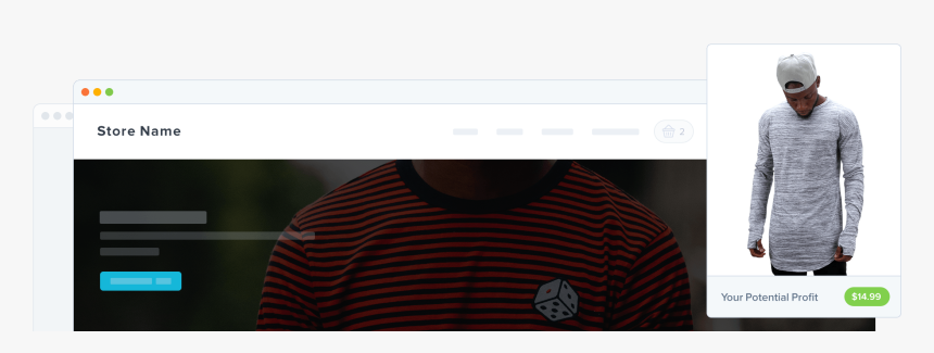 Dropshipping Tshirts - Long-sleeved T-shirt, HD Png Download