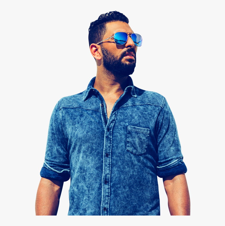 Shirt Denim T-shirt Youwecan Singh Dress Yuvraj Clipart - Yuvraj Singh You We Can, HD Png Download