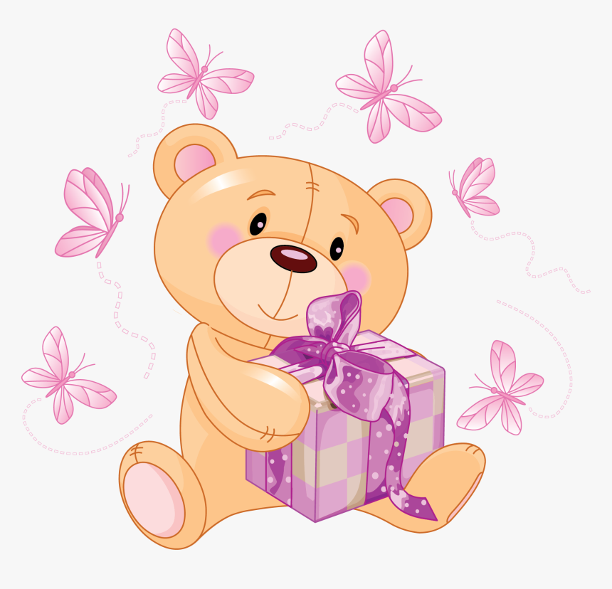 Teddy Bear Toy - Teddy Bear Cute Cartoons, HD Png Download