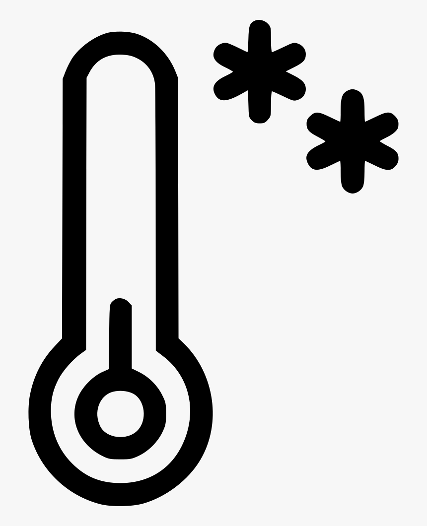 Temperature Thermometer Cold Snow Frost Mist Comments - Cold Icon Png, Transparent Png