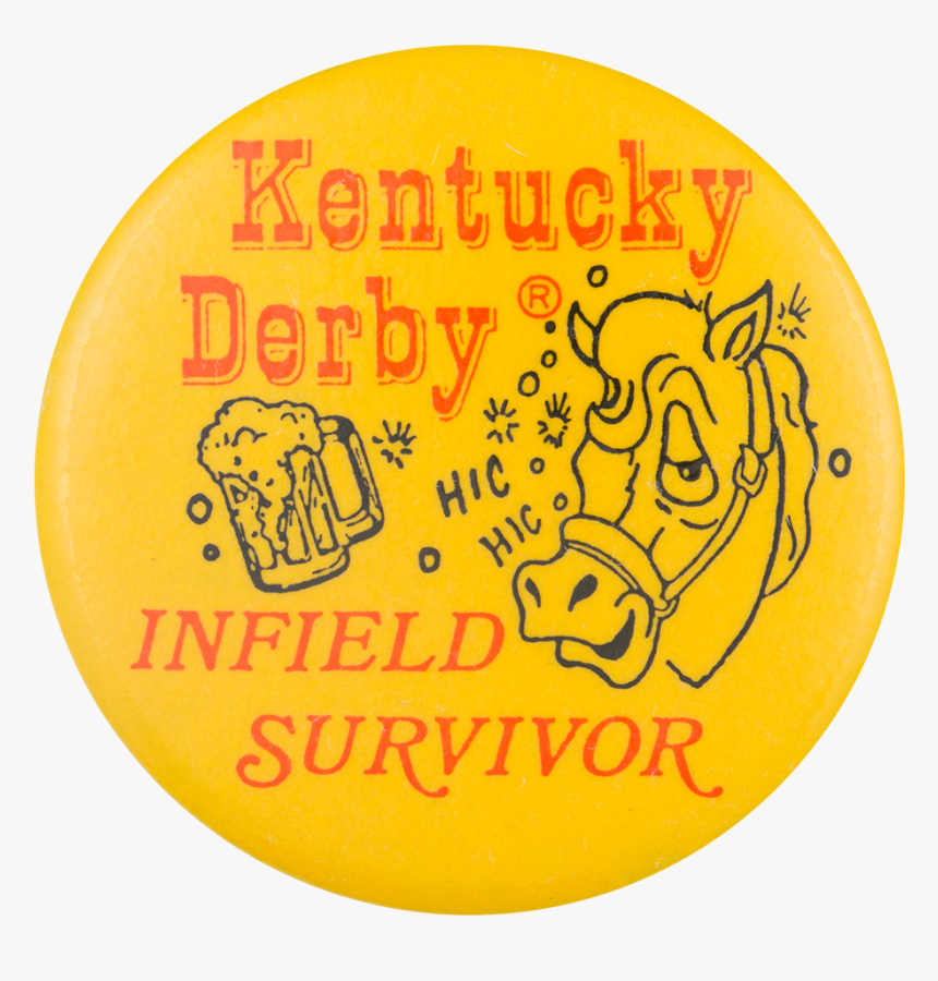 Kentucky Derby Infield Survivor Event Button Museum - Circle, HD Png Download