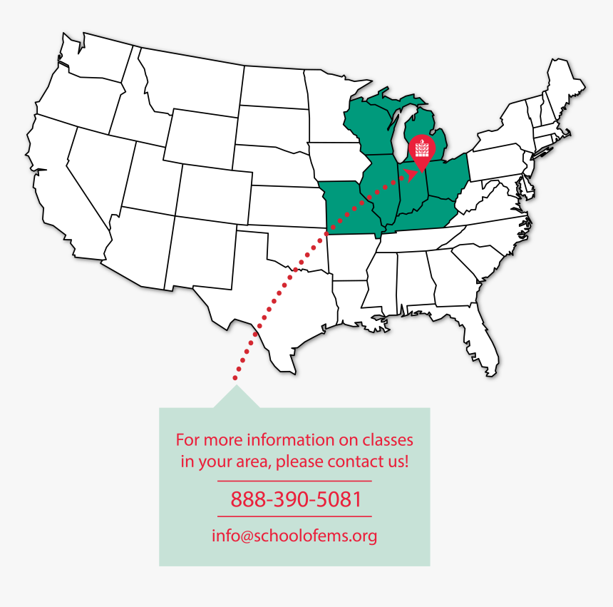 United States With The Names Of Countries, HD Png Download