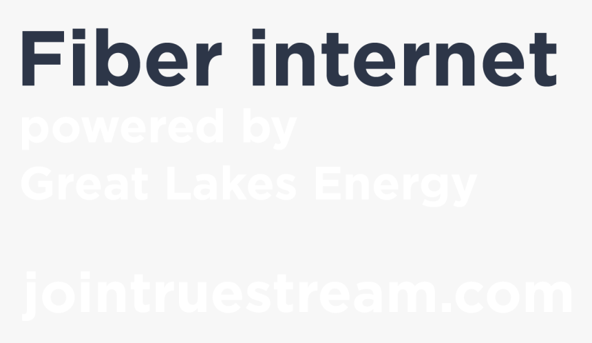Fiber Internet Powered By Great Lakes Energy Jointruestream - Dick Blick Art Materials, HD Png Download