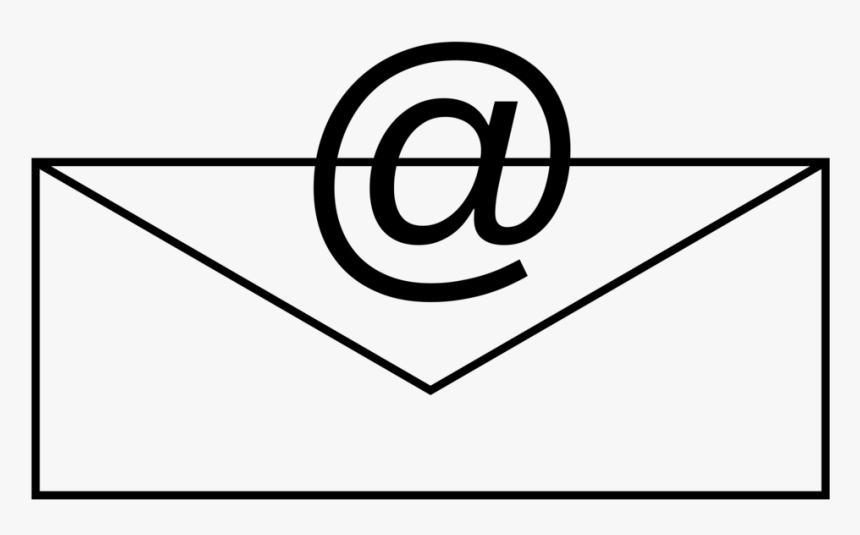 Email Address Computer Icons Download Internet - Rectangular Object Clip Art Black And White, HD Png Download