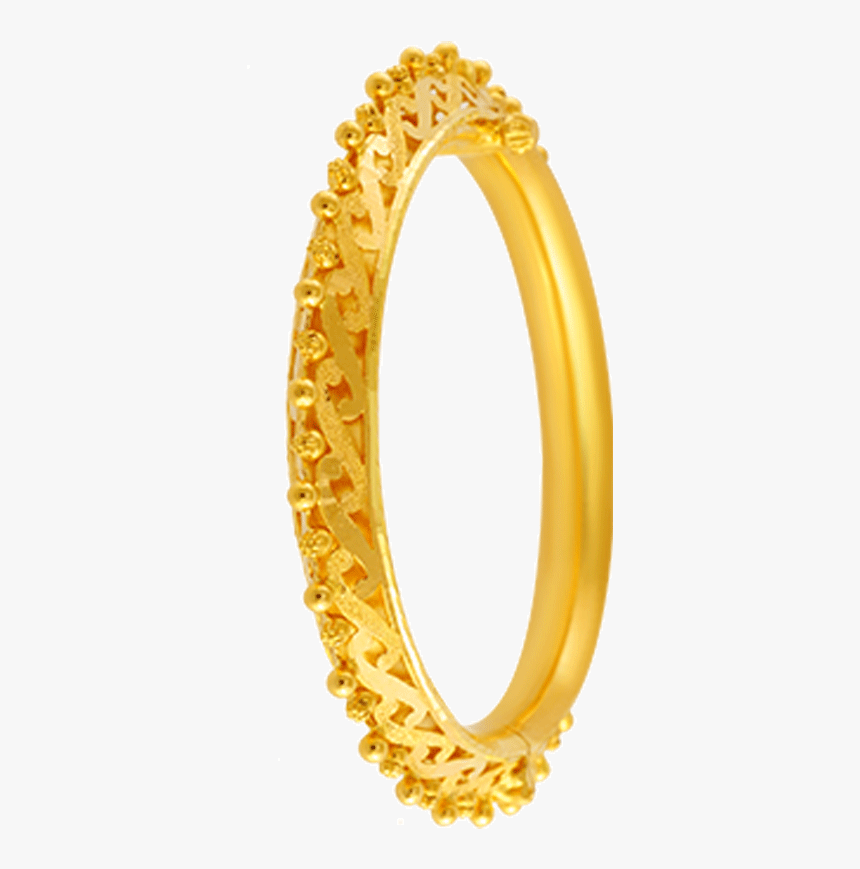 Chandra Jewellers 22k Yellow Gold Bangle - Wedding Ring, HD Png Download