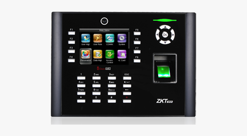 Hand Punch Interface - Zkteco Iclock 680, HD Png Download